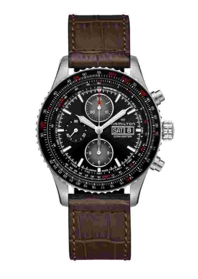 Hamilton Khaki Aviation
H76726530 Khaki Aviation Converter Chrono 44 mm Steel Auto Men's Watch