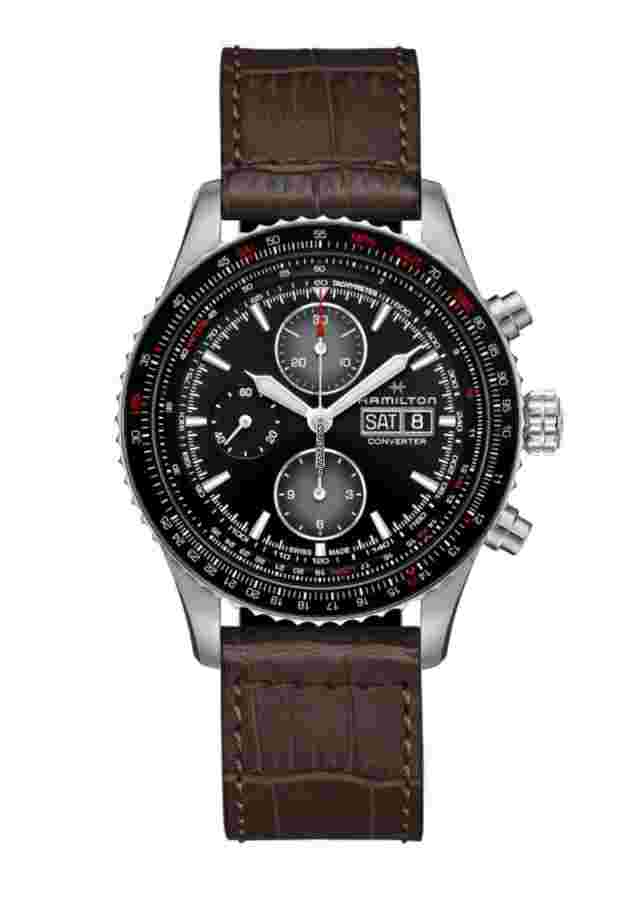 Hamilton Khaki Aviation
                           
                                 H76726530 Khaki Aviation Converter Chrono 44 mm Steel Auto Men's Watch