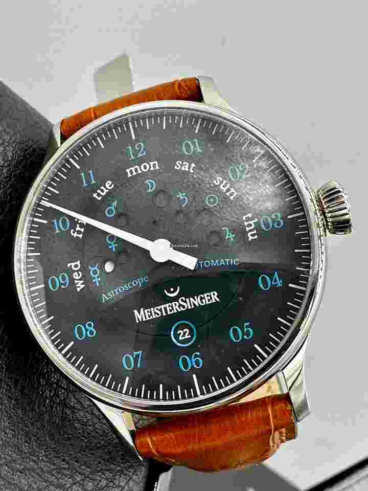 Meistersinger
Astroscope Black Blue MSAS902B 40mm Swiss Automatic UNWORN