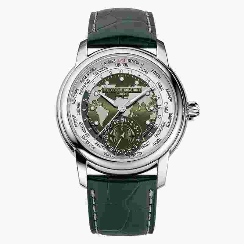Frederique Constant Manufacture Worldtimer
Limited Edition Green Dial