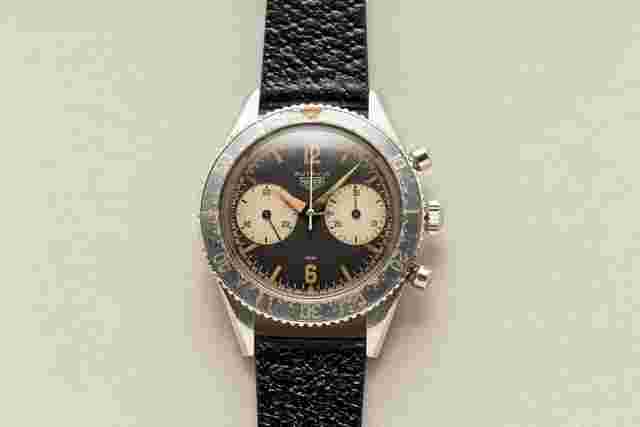 Heuer
                           
                                 Autavia 3646 Full Lume Vintage Chronograph