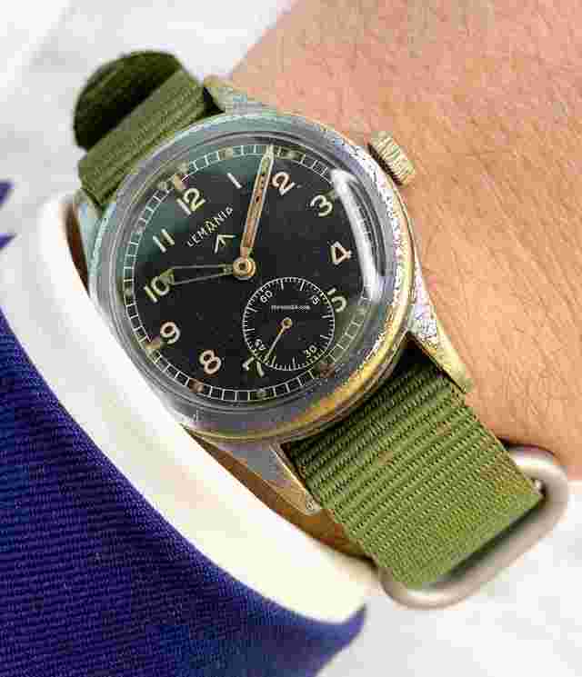 Lemania
                           
                                 Vintage Dirty Dozen WWW RAF British Military WW2 WK2 vintage
