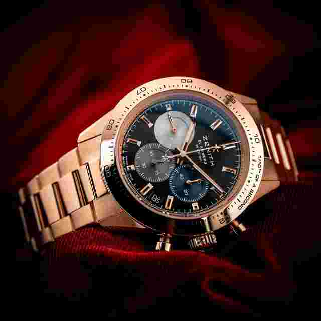 Zenith Chronomaster Sport
                           
                                 Rose Gold Black Dial Complete Box & Papers 18.3101.3600/21.M3100