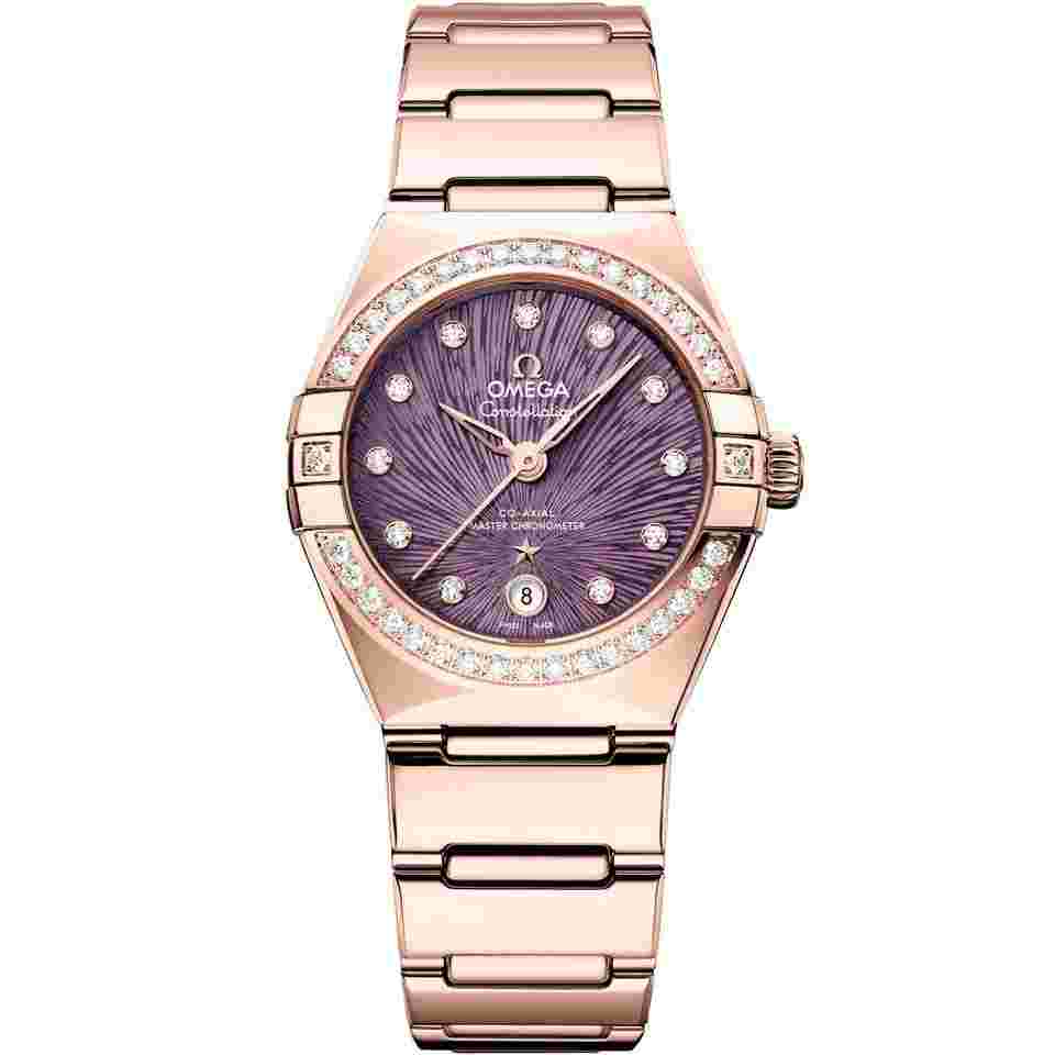 Omega Constellation
2025 New Constellation Purple Dial Sedna gold 29 mm