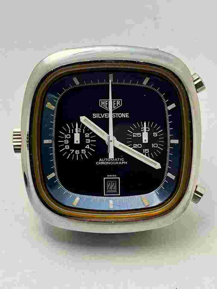 Heuer
                           
                                 Silverstone Automatic Vintage ref. 110.313 + box