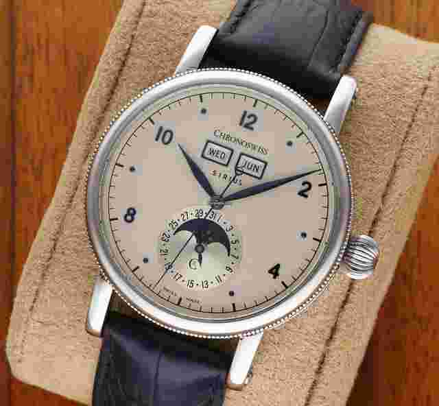 Chronoswiss Sirius
                           
                                 Triple Date Mondphase Automatik Herren Uhr CH9343 Fullset TOP ZUSTAND