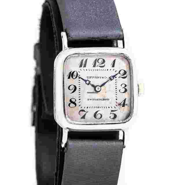 Tiffany
                           
                                 1915 Vintage Longines for Tiffany & Co. Sterling Silver Watch ( 15079)