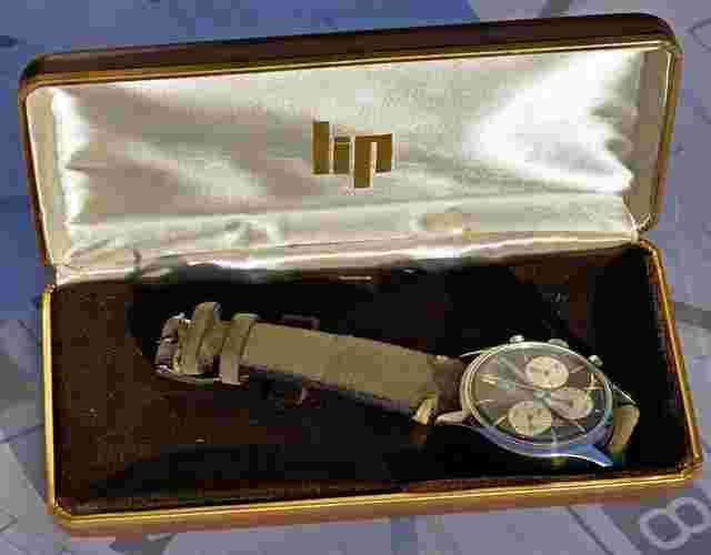 Lip
                           
                                 Genève Breitling 765 Nos Lip Chronograph 1960 Still New Never Worn With Box