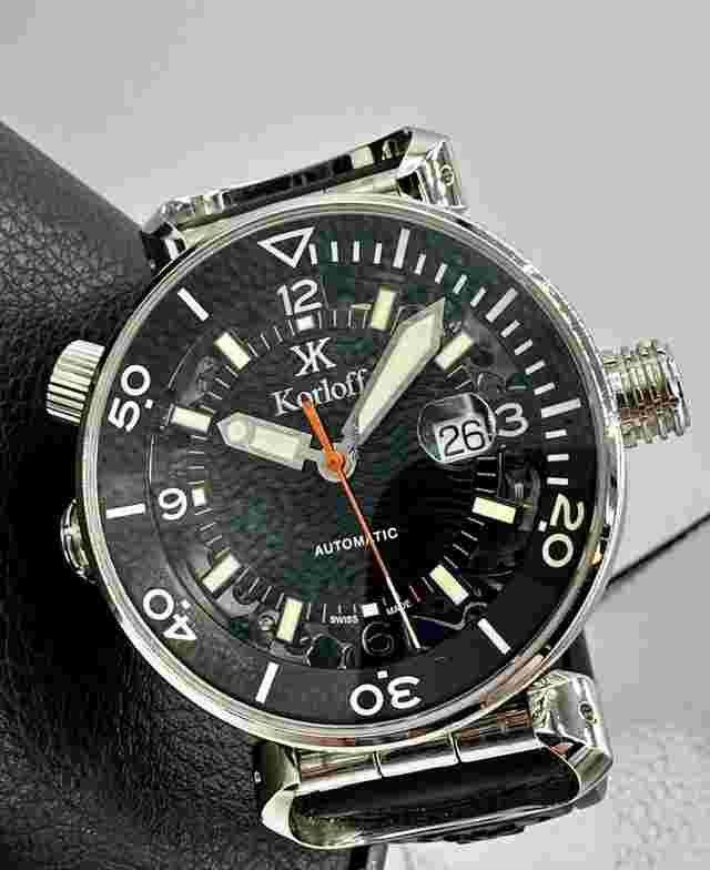 Korloff
                           
                                 Paris Houdini Reversible Swiss Automatic 45mm 2 Dials ETA 2824 & 6498