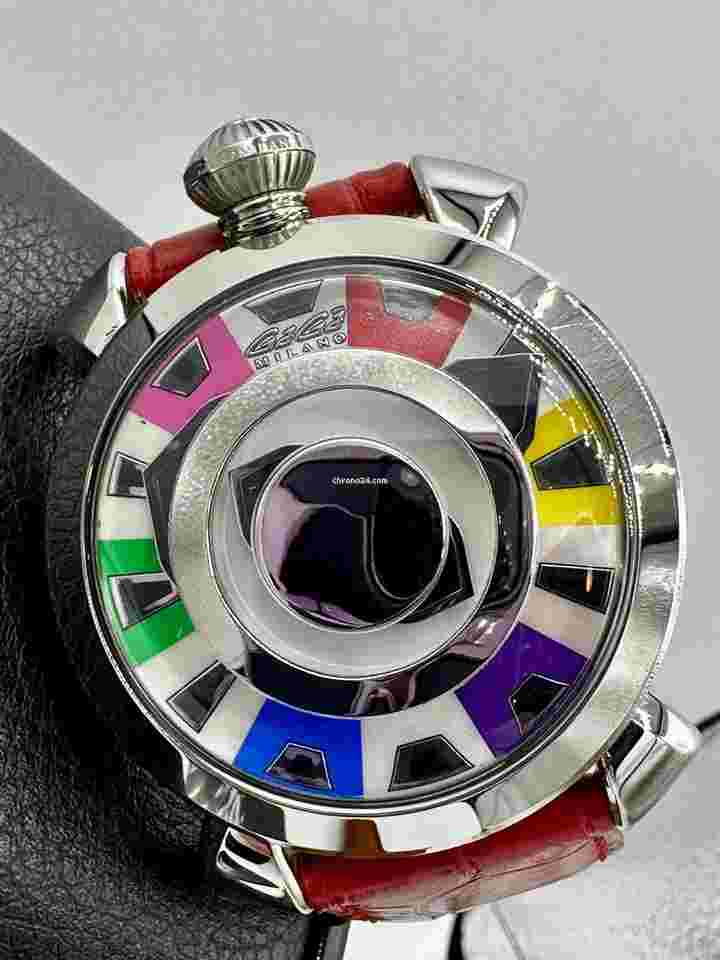 Gaga Milano
                           
                                 Manuale 48 Mystery Dial Prototype Swiss Automatic Mother Of Pearl