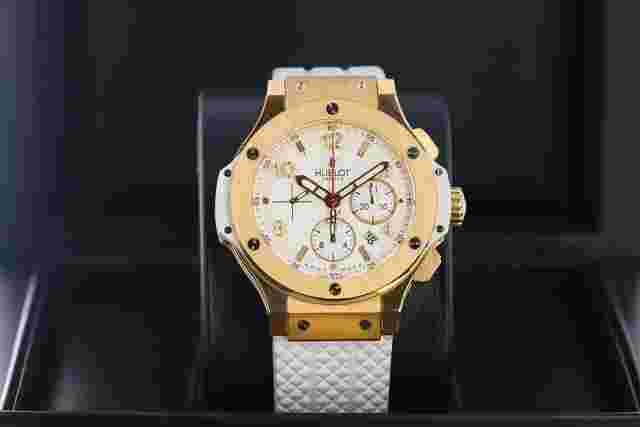 Hublot Big Bang 44 mm Rose Gold Porto Cervo Summer Edition 18kt Rose Gold 301.PE.230.RW Rare 44mm