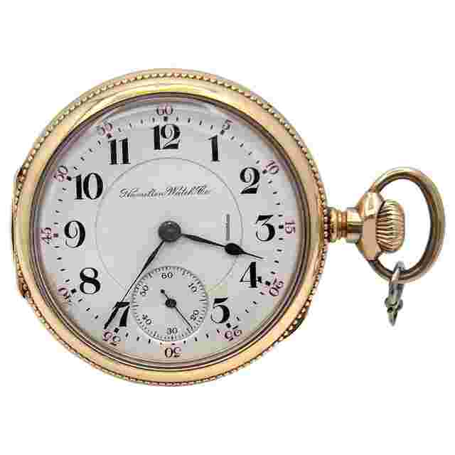 Hamilton
                           
                                 pocket watch Gold Fill 56mm watch