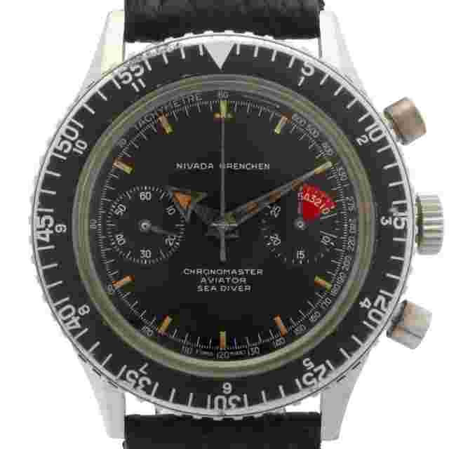 Nivada
                           
                                 Grenchen Chronomaster Aviator Sea Diver Ref. 9989-8222 (85001) - "Very good" condition