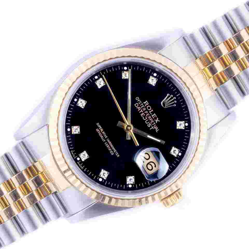 Rolex Datejust 36
Oyster Perpetual Datejust Black Diamond 16233 1993 (Full Set)
