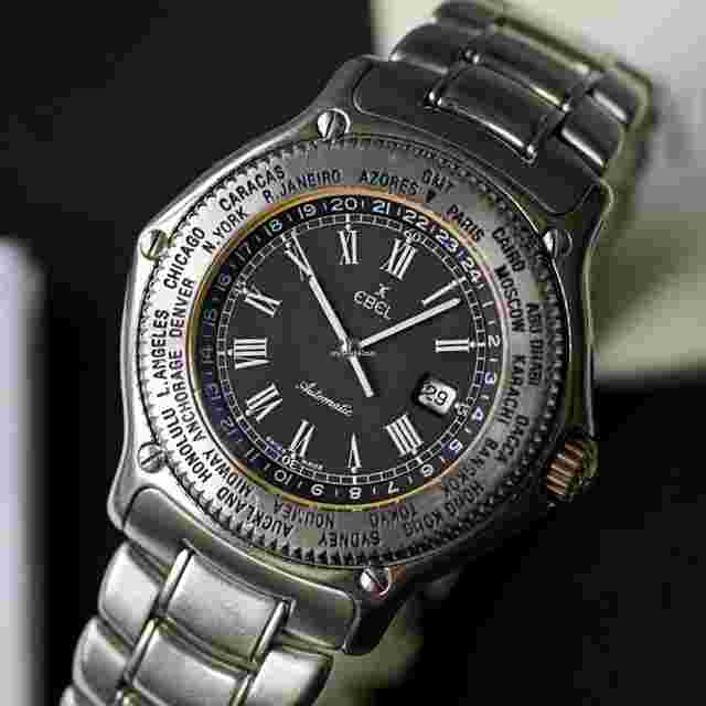 Ebel Voyager
                           
                                 World Time - Full set 1989 - Stainless Steel