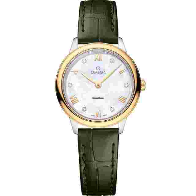 Omega De Ville Prestige
                           
                                 2025 New De Ville Prestige White Dial Stainless Steel-18K Yellow Gold 27.5 mm