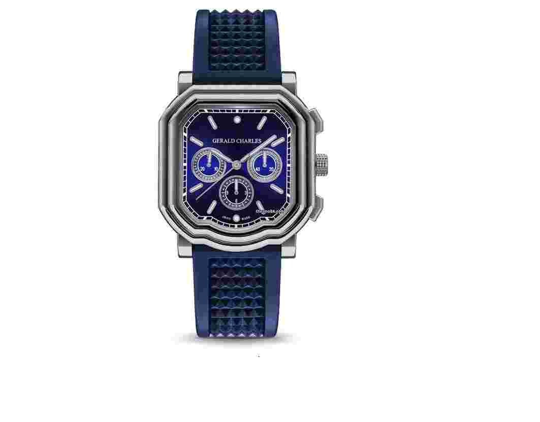Gerald Charles Maestro 3.0 Chronograph 39mm Mens Watch Blue GC3.0-TN-01