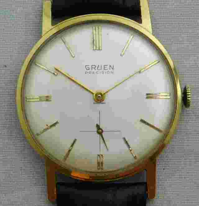 Gruen Precision
                           
                                 510 James Bond 007 Sean Connery Vintage 1960's Mens Watch...33mm