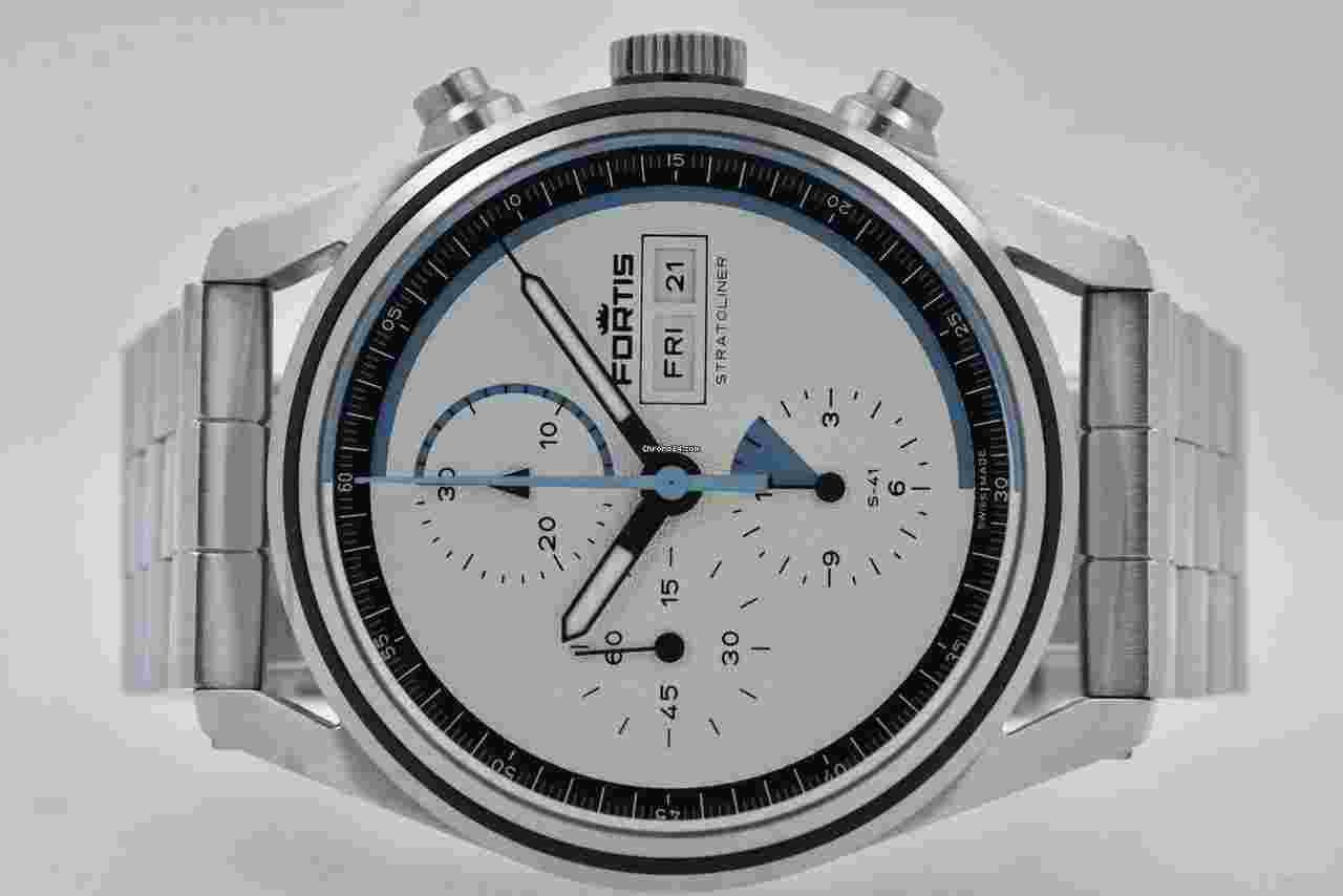 Fortis
                           
                                 Stratoliner S-41 White Dial F2340006 Chronograph