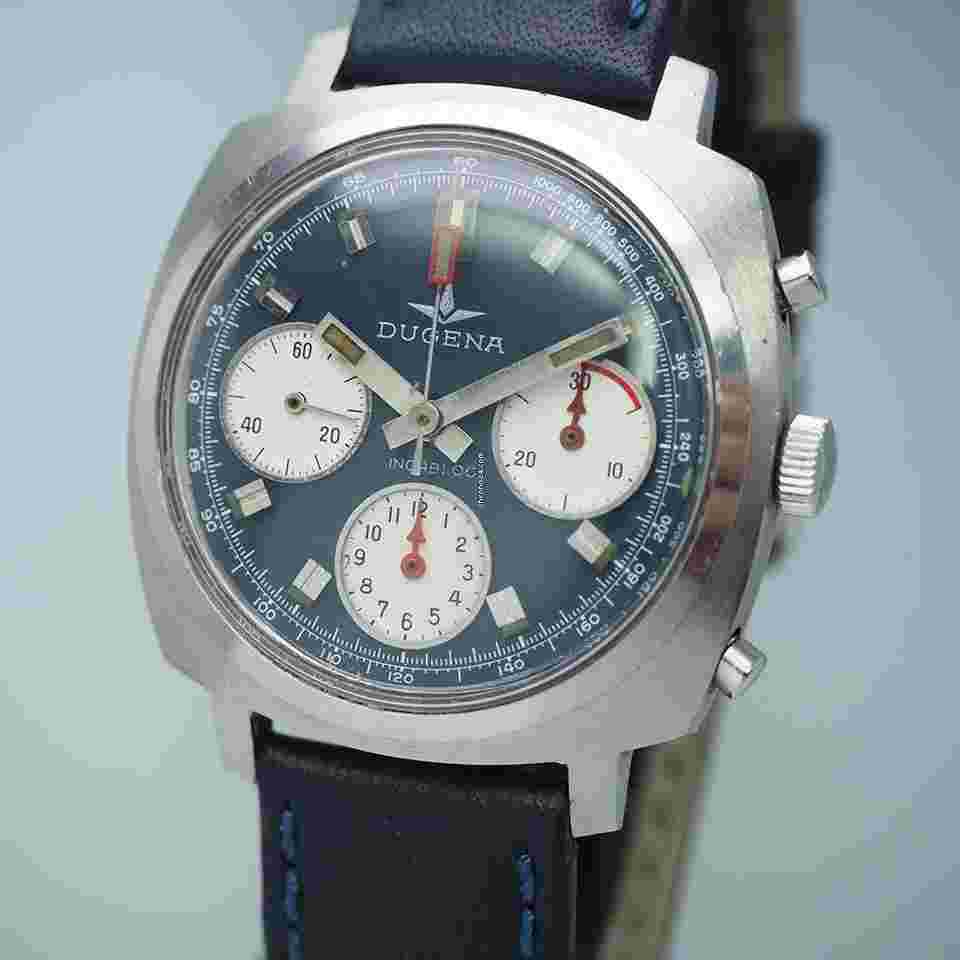 Dugena
                           
                                 Chronograph Vintage Valjoux 72 RARE