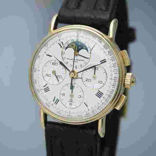 Baume & Mercier
                           
                                 Gold 18k/750 Chronograph Moonphase Calendar 1830