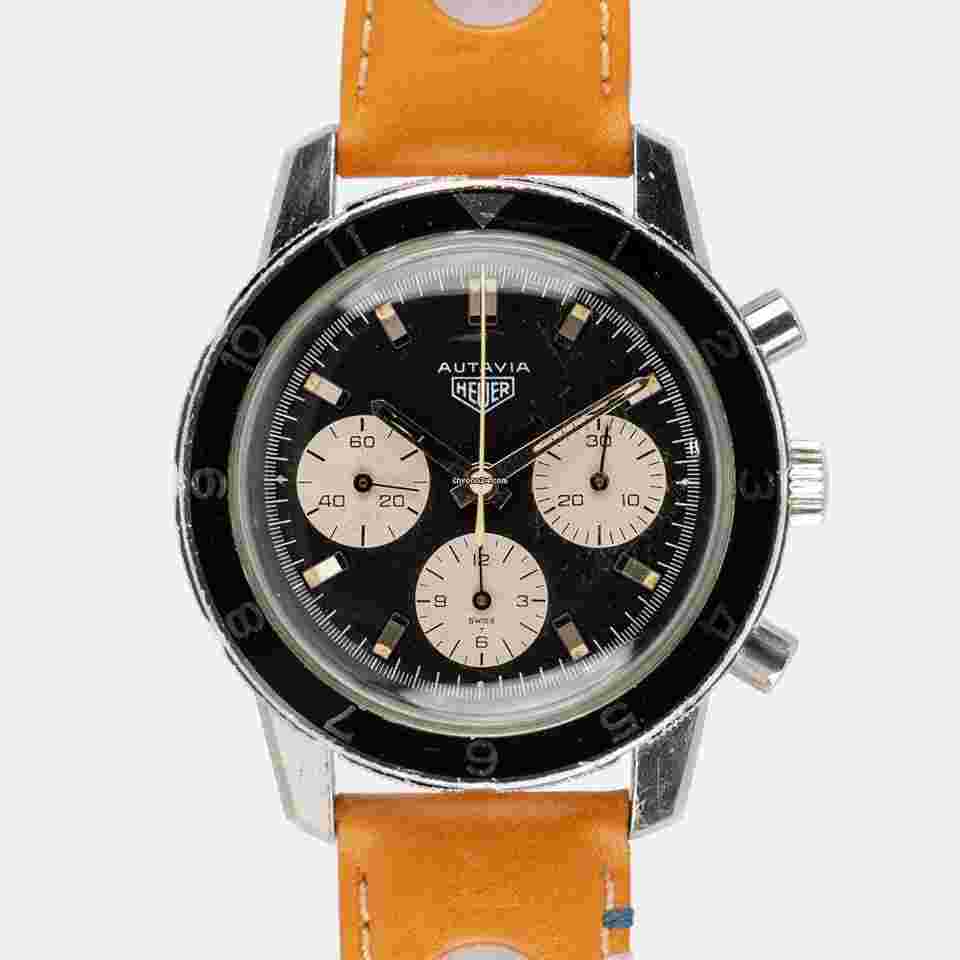 Heuer
                           
                                 Autavia Manual Wind Vintage Chronograph 40mm
