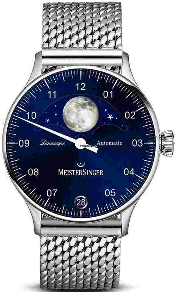 Meistersinger Lunascope
                           
                                 Blue LS908 on Bracelet