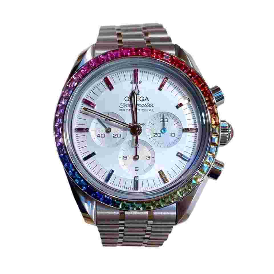 Omega Speedmaster
                           
                                 Rainbow 3861 Canopus Gold 18K White Gold 310.55.42.50.52.002 - ATS-W008161