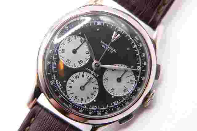 Universal Genève Compax
                           
                                 22522 Manual winding 1950 Steel Good