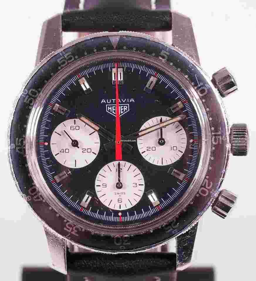 Heuer
                           
                                 Autavia Manual Wind Vintage Chronograph 40mm