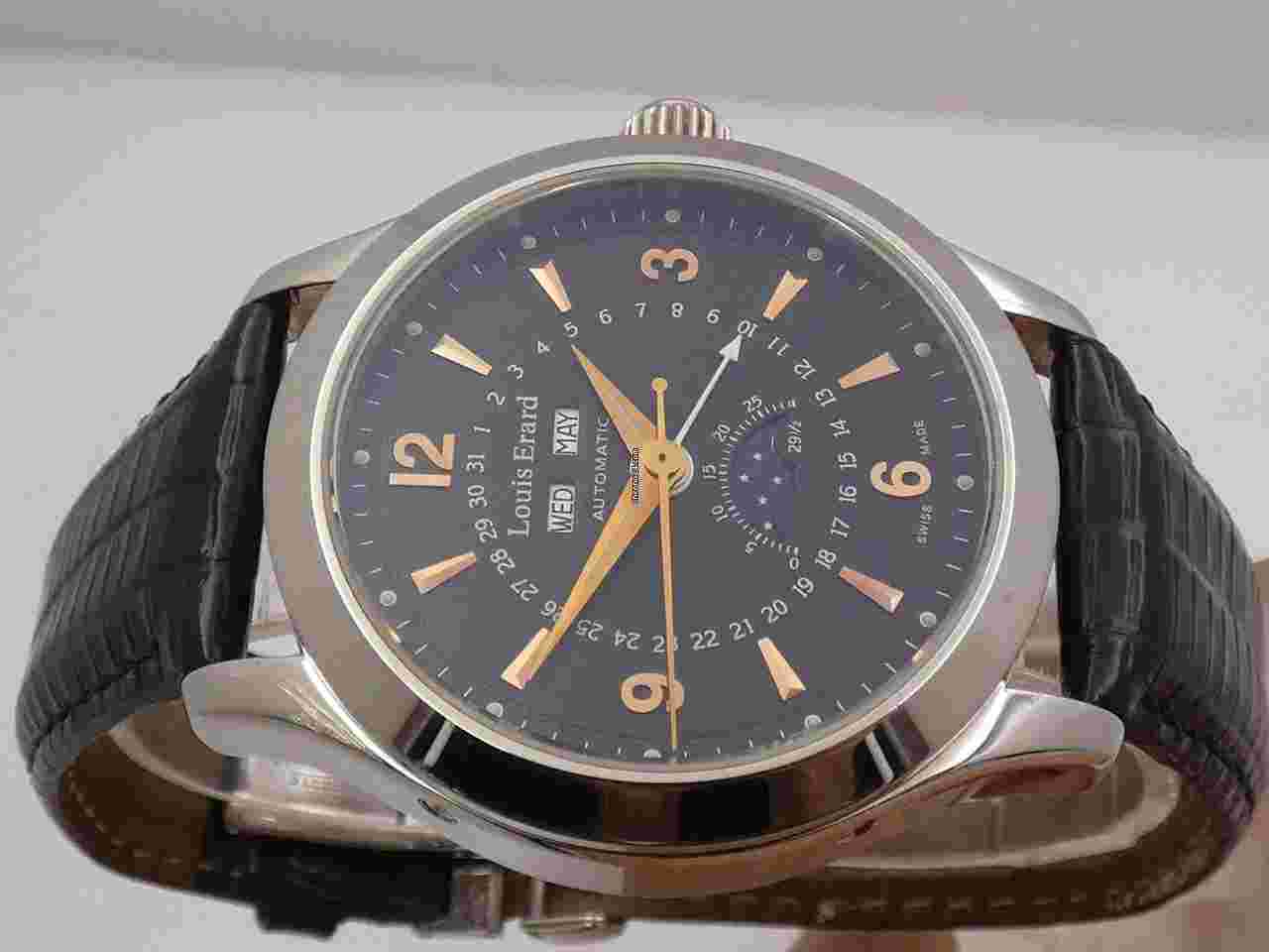 Louis Erard 1931
Triple Date MoonPhases 40mm Automatic Steel YEARS '2000s Ref. 43203