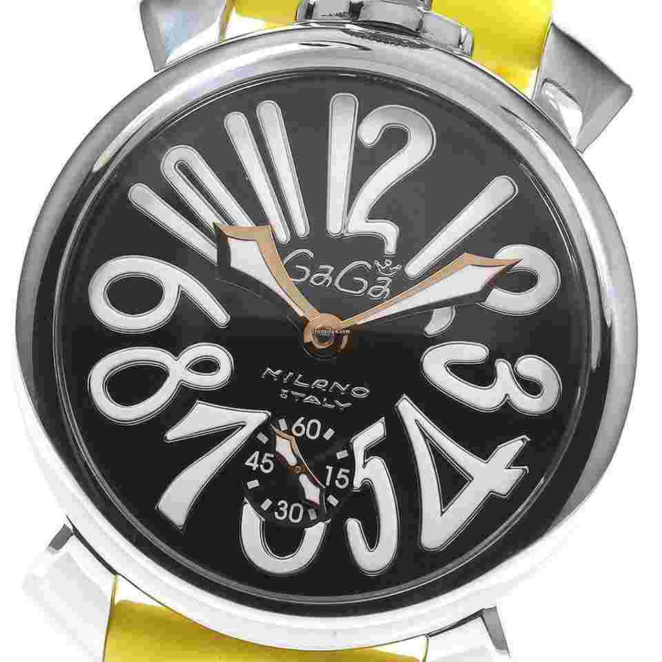 Gaga Milano
                           
                                 5010.06S Manual winding Steel Fair