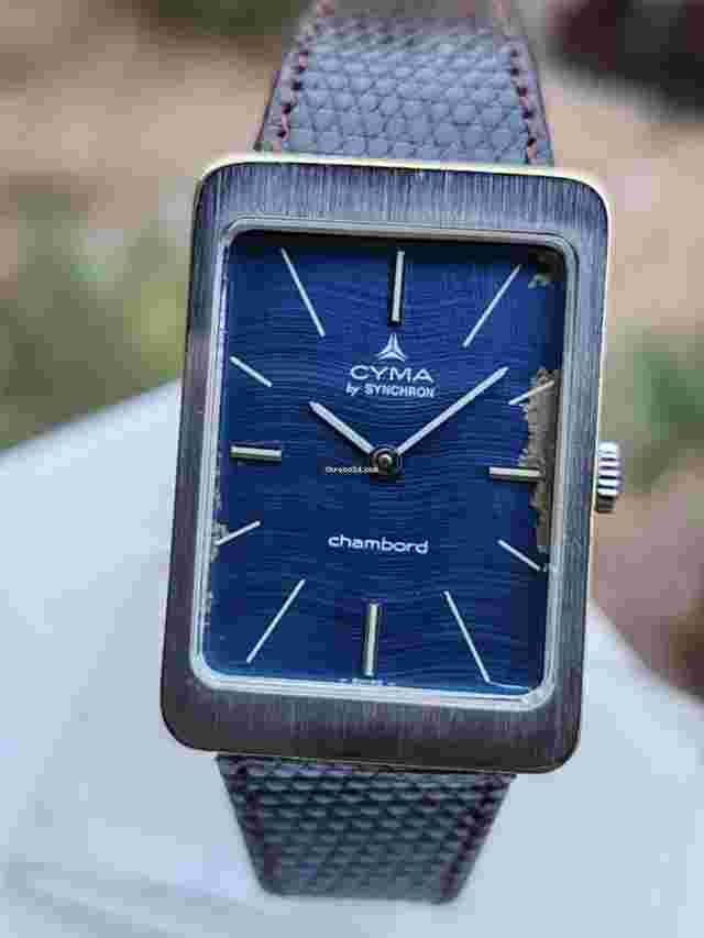 Cyma
                           
                                 Chambord Tank Vintage - Rare Dial