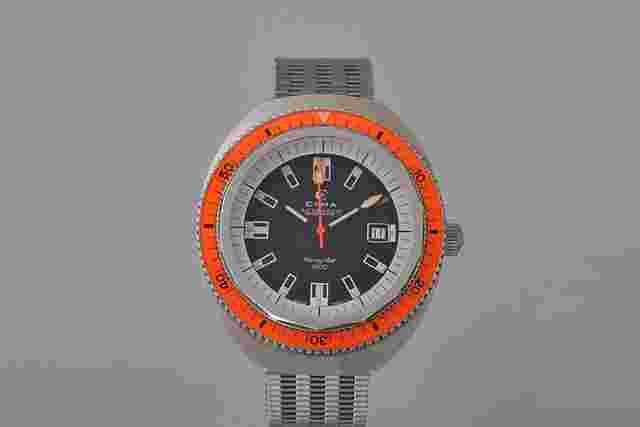 Rare vintage diver watch Cyma Divingstar 1500