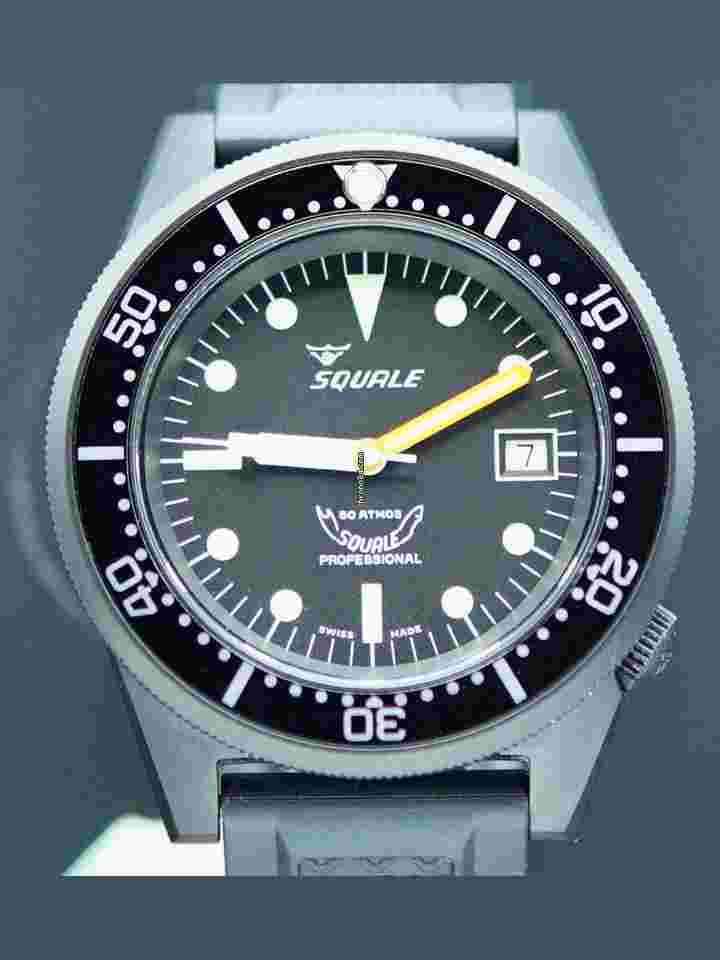 Squale
1521 Pvd Steel Black on Strap 1521PVD.VO