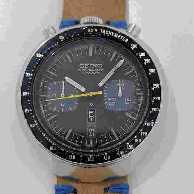Seiko
                           
                                 Mens Seiko 5 Sports 6138-0049 44m Bullhead 1970s Chronograph Automatic RA373