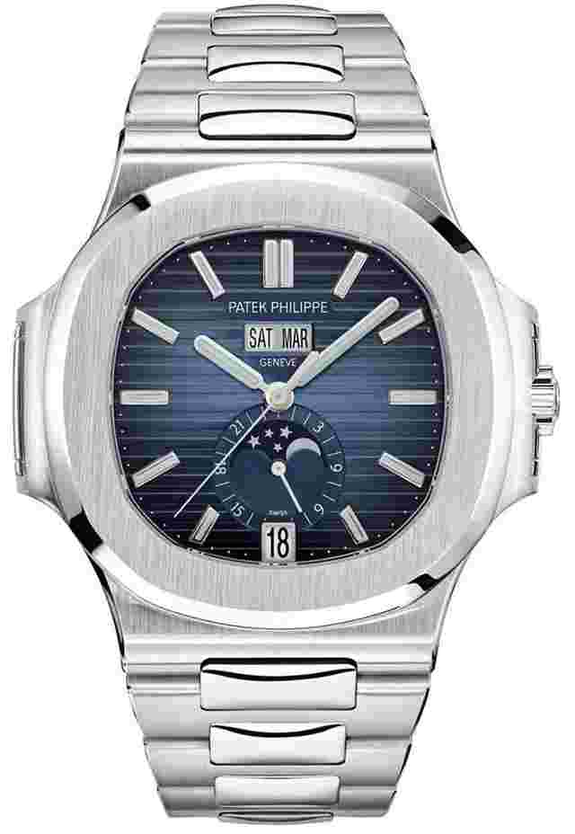 Patek Philippe Nautilus
                           
                                 Annual Calendar Moonphase 5726/1A-014