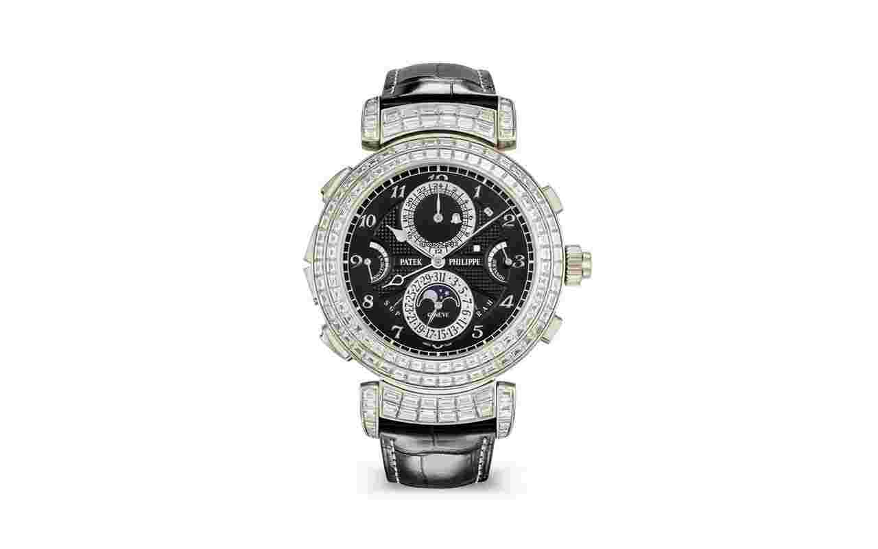 Patek Philippe Grandmaster Chime
                           
                                 2025 New 6300/400G - Grand Complications Black Dial 18K White Gold 49.4 mm