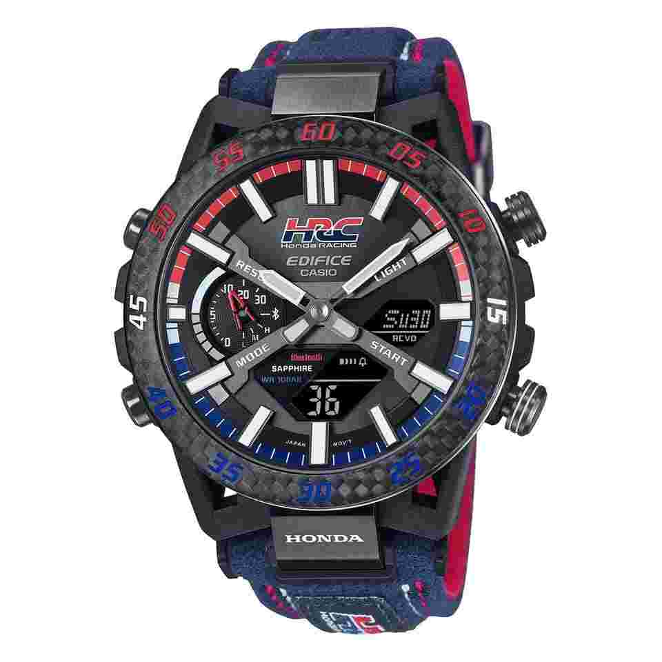Casio Edifice
                           
                                 SOSPENSIONE ECB2000HR-1A Honda Racing 48mm Steel Solar Men's Watch