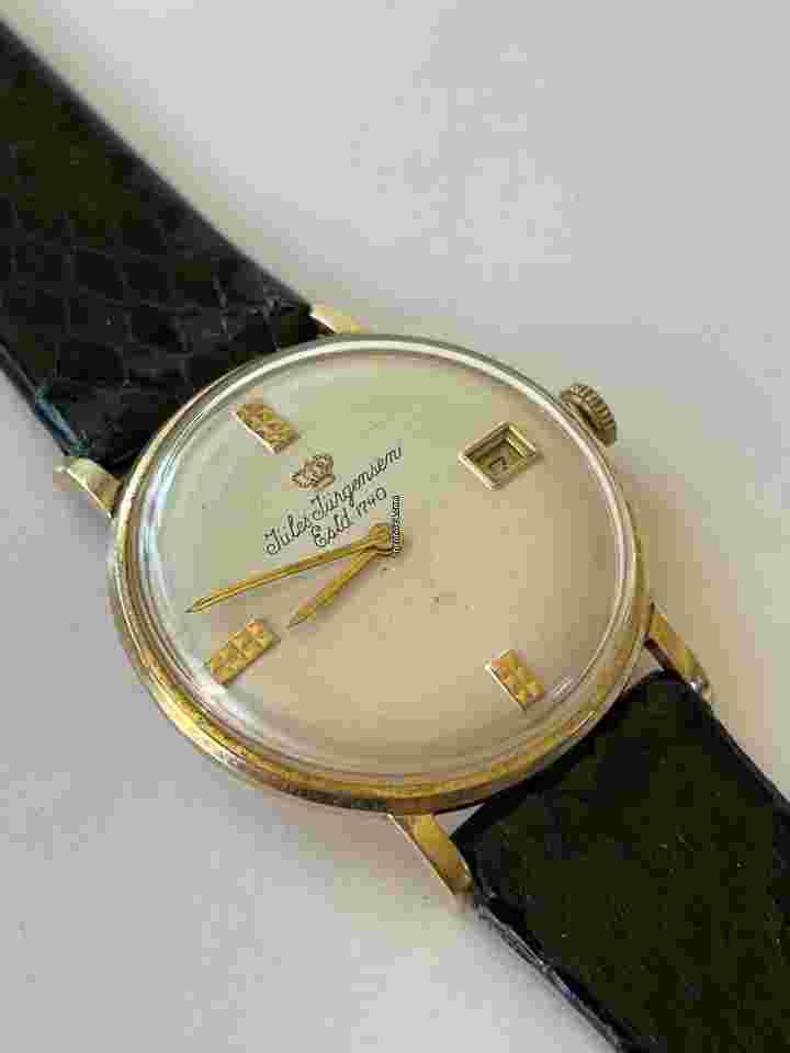 Jules Jürgensen
                           
                                 Solid 14K(585) Gold Classic Dress Calendar Date Vintage Swiss Made