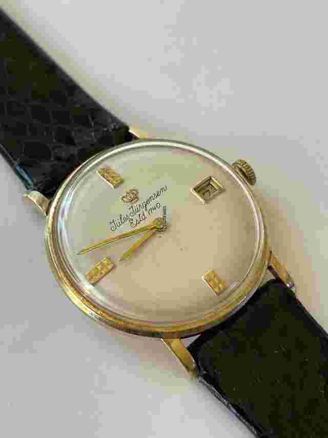 Jules Jürgensen
                           
                                 Solid 14K(585) Gold Classic Dress Calendar Date Vintage Swiss Made