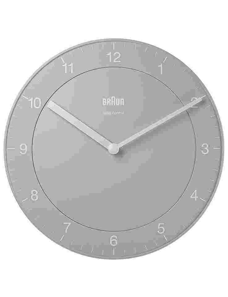 Braun BC06G-DCF Klassik Funkwanduhr 20 cm grau
