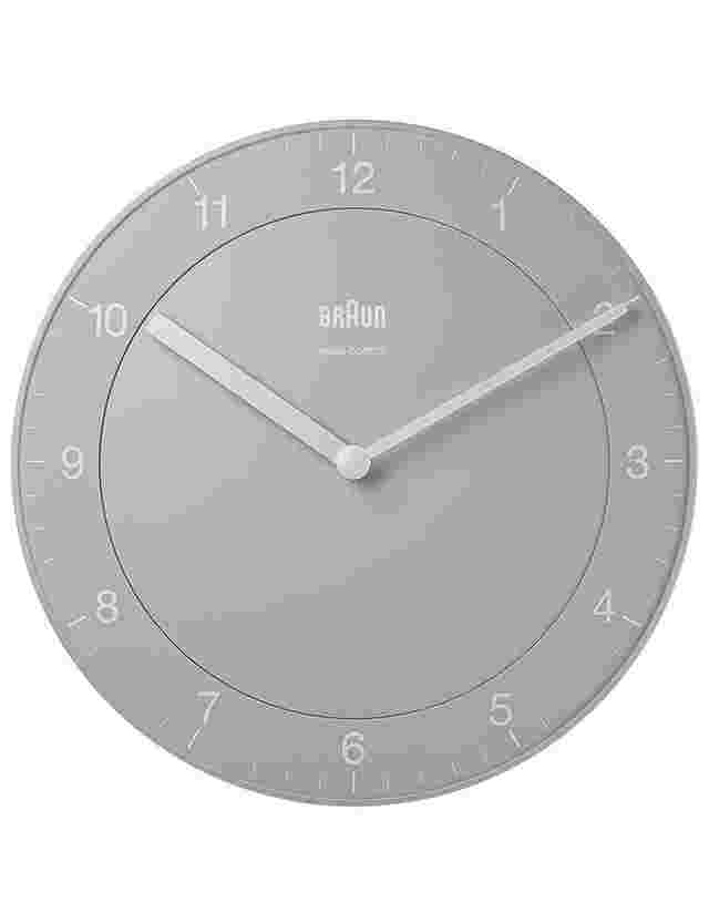 Braun BC06G-DCF Klassik Funkwanduhr 20 cm grau 