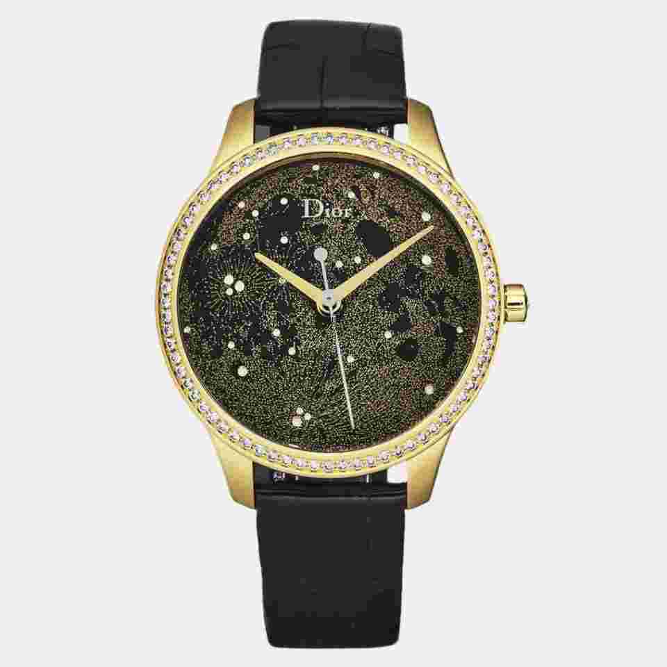 Dior VIII
                           
                                 Montaigne 18K Yellow Gold Diamond 36mm Ladies Automatic Watch