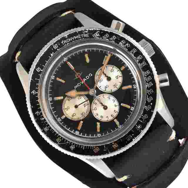Movado
                           
                                 Chronograph Super Sub Sea caliber M95 black dial 1960’s