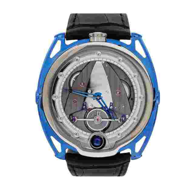 De Bethune DB28
                           
                                 Titanium Blue Skeleton dial 45mm DB28TIS5C6BS Full set