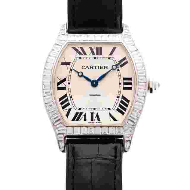 Cartier Tortue
                           
                                 White Gold Tortue Ref. WGTO0003 with Original Baguette Diamonds
