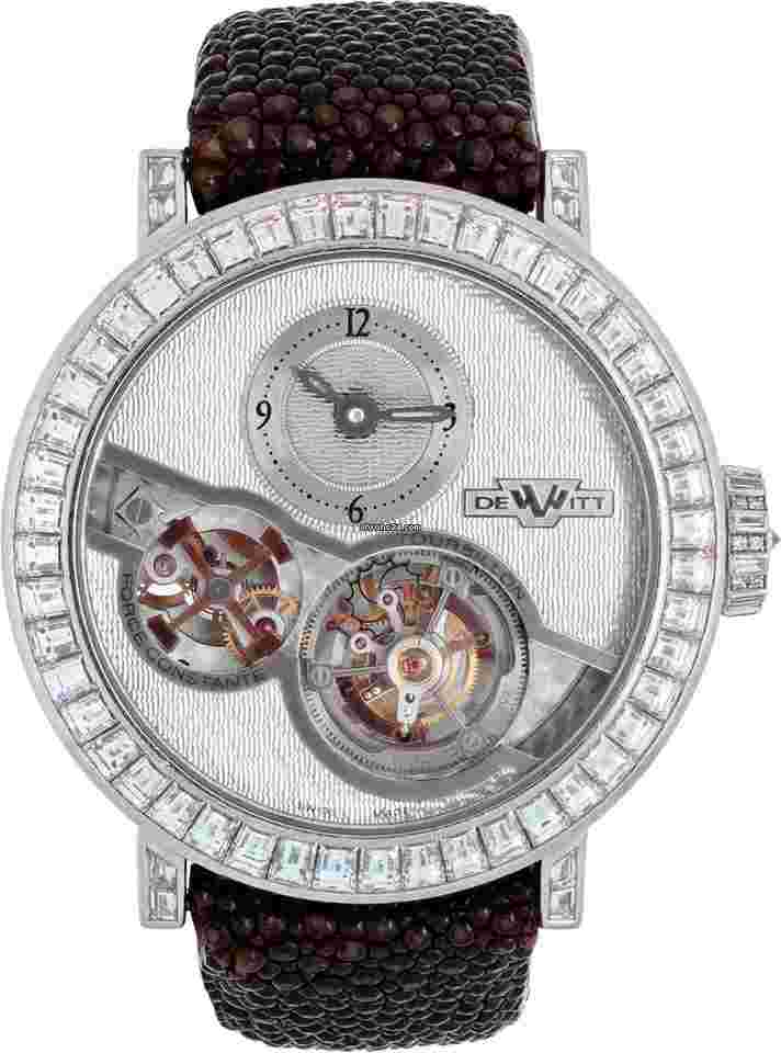 Dewitt
                           
                                 Tourbillon 8300.48/02.m120 18k White Gold 43mm watch 8300.48/02.M120