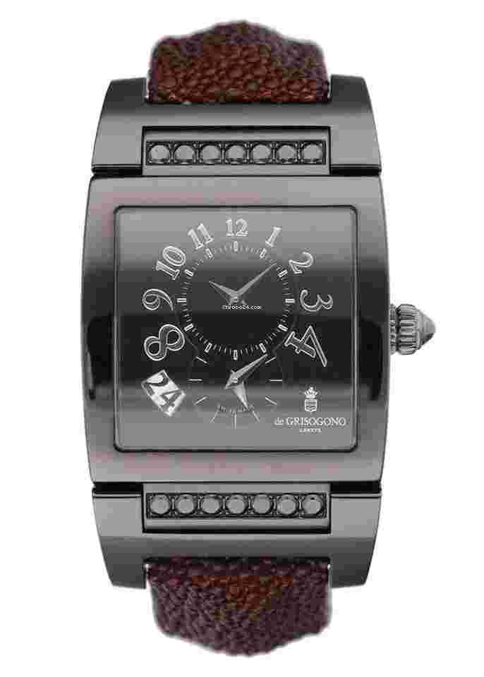 De Grisogono
UNO Dual Time Black Dial Ladies Watch