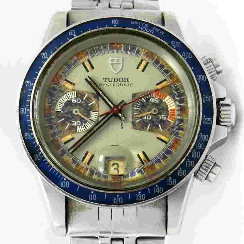Tudor Montecarlo
                           
                                 1976 Monte Carlo Chronograph Original Patina Grey Dial Steel Mens Vintage Watch 7149